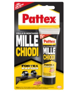 ADESIVO HENKEL MILLECHIODI PATTEX A BASE D'ACQUA, 100GR